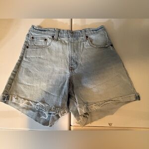 Abercrombie & Fitch Light Blue Jean Shorts